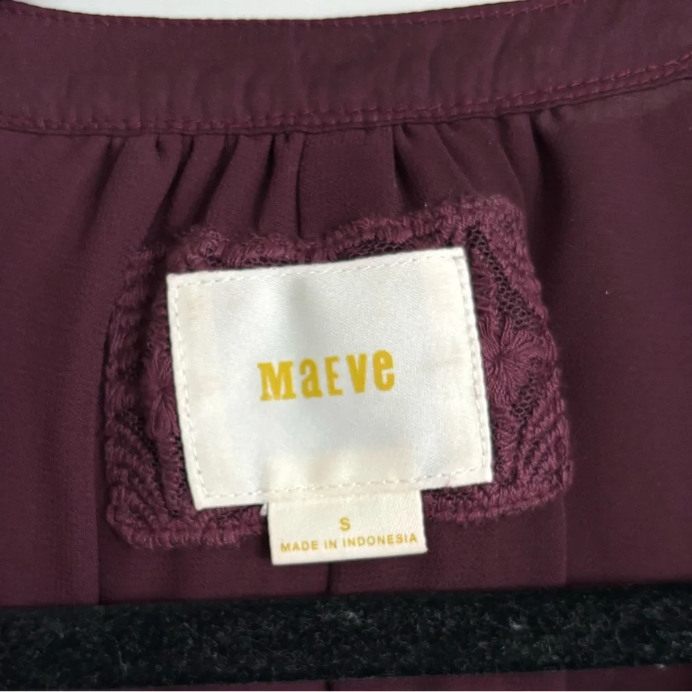 Anthropology Mauve Dress with Velvet - Picture 8 of 8